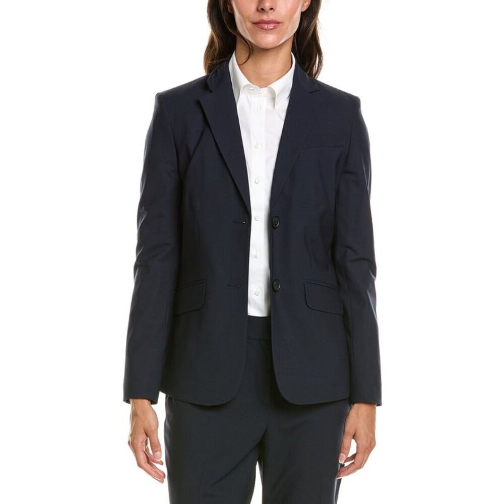 Brooks Brothers Womens  Explorer Wool-Blend Jacket, Navy
